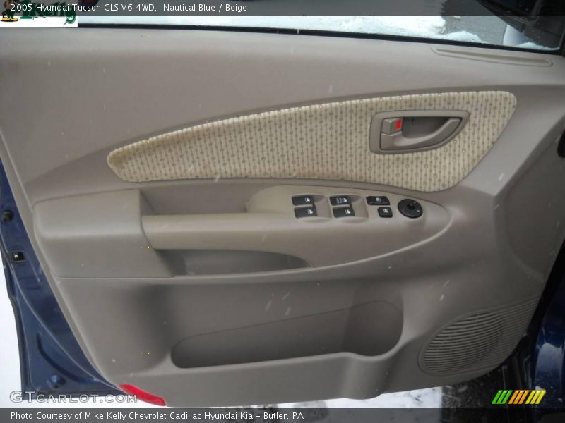 Nautical Blue / Beige 2005 Hyundai Tucson GLS V6 4WD