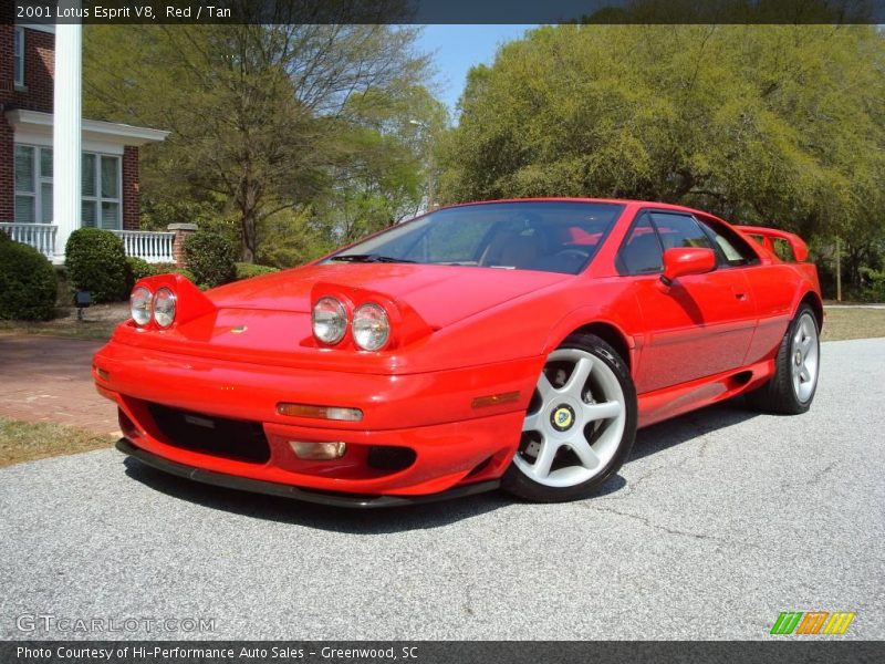 Front 3/4 View of 2001 Esprit V8