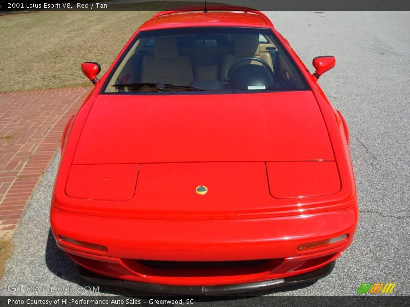 Red / Tan 2001 Lotus Esprit V8