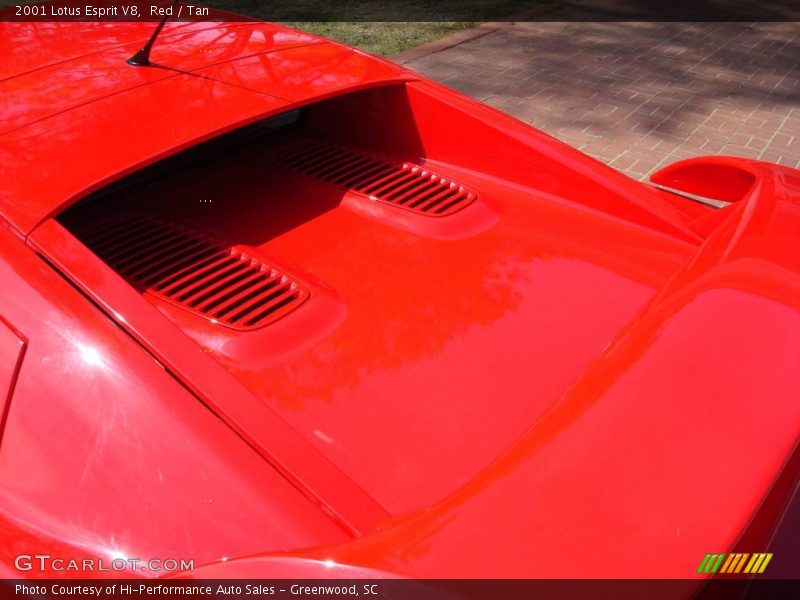Red / Tan 2001 Lotus Esprit V8