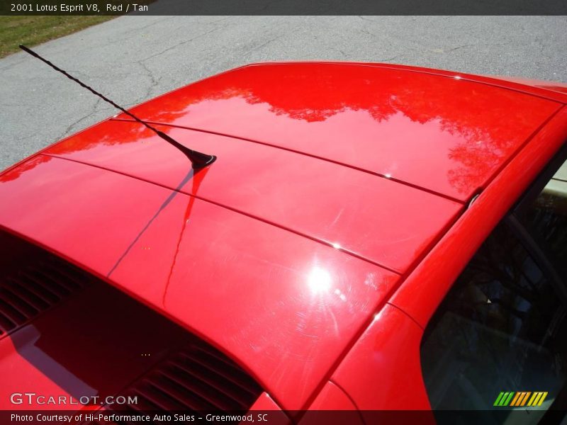Red / Tan 2001 Lotus Esprit V8