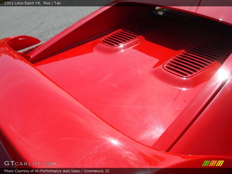 Red / Tan 2001 Lotus Esprit V8