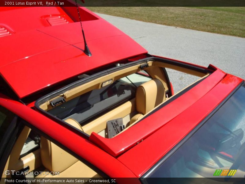 Sunroof of 2001 Esprit V8