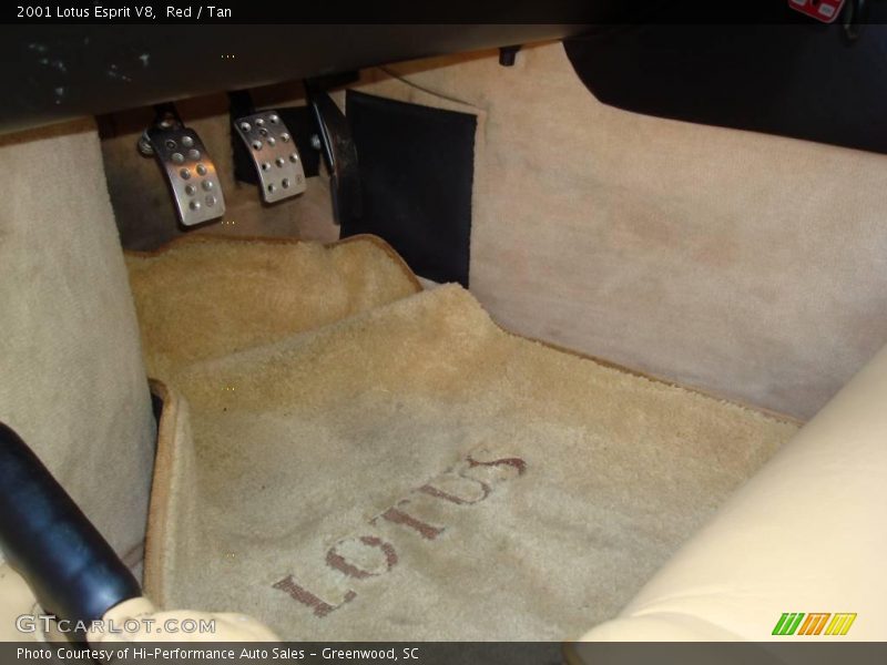 Red / Tan 2001 Lotus Esprit V8