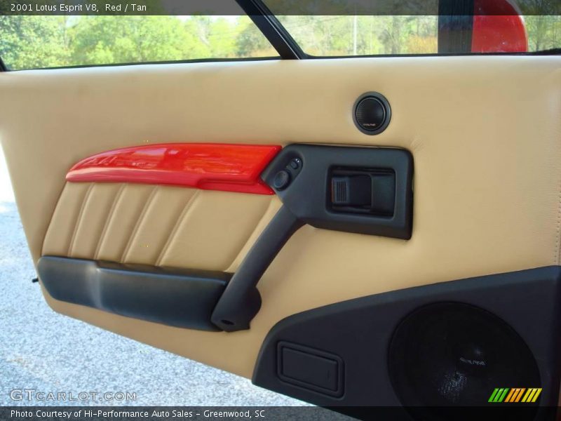 Red / Tan 2001 Lotus Esprit V8