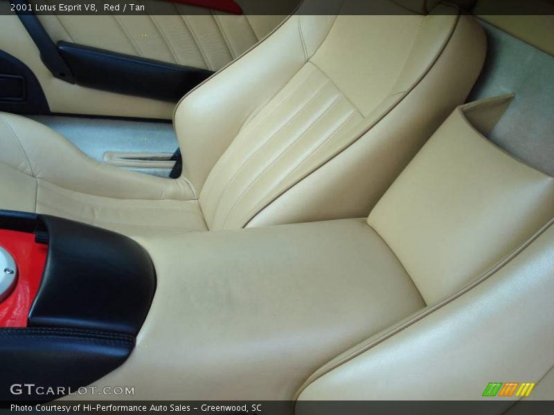 Red / Tan 2001 Lotus Esprit V8