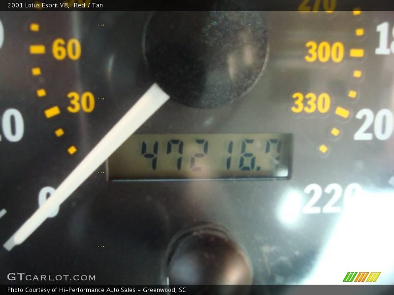 Red / Tan 2001 Lotus Esprit V8