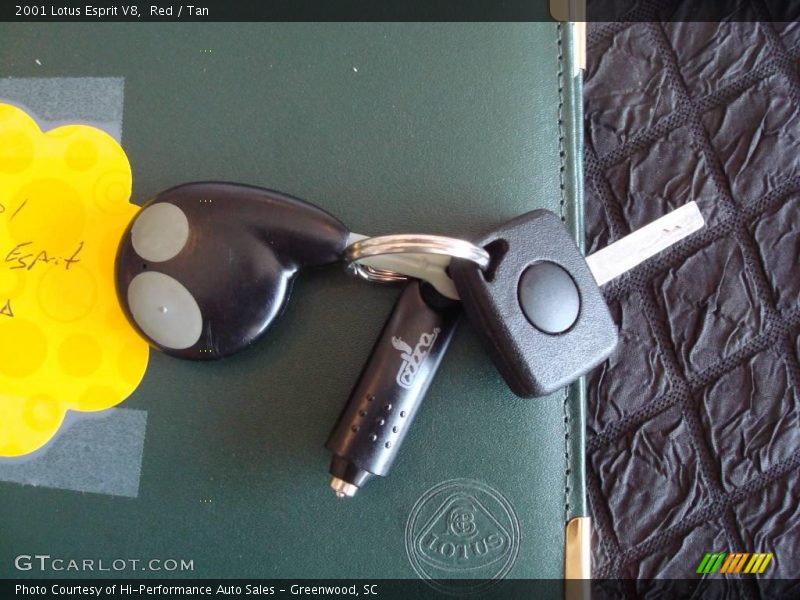 Red / Tan 2001 Lotus Esprit V8