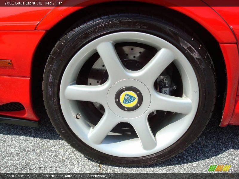 Red / Tan 2001 Lotus Esprit V8