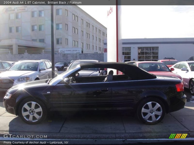 Brilliant Black / Platinum 2004 Audi A4 1.8T Cabriolet