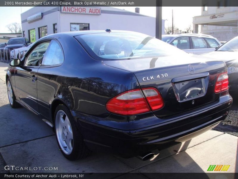 Black Opal Metallic / Ash/Dark Ash 2001 Mercedes-Benz CLK 430 Coupe