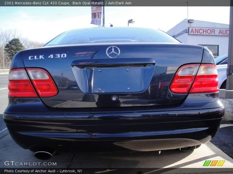 Black Opal Metallic / Ash/Dark Ash 2001 Mercedes-Benz CLK 430 Coupe