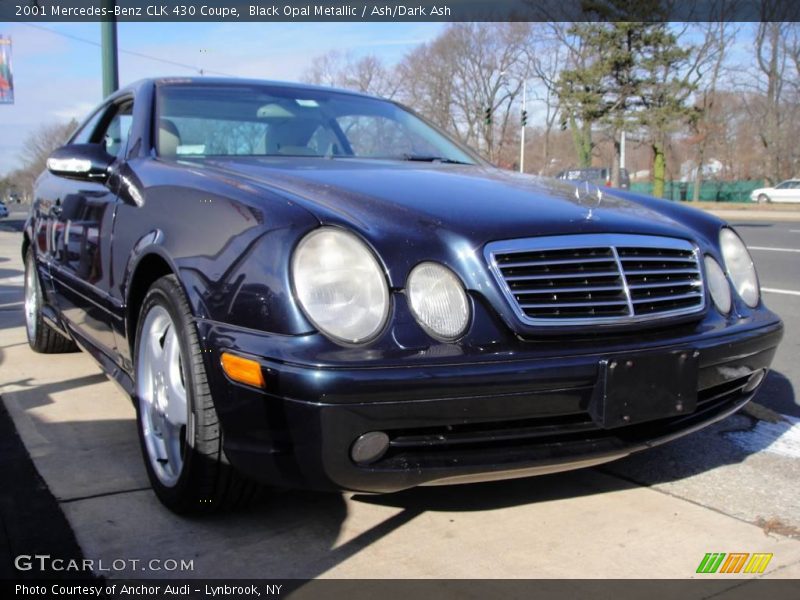Black Opal Metallic / Ash/Dark Ash 2001 Mercedes-Benz CLK 430 Coupe
