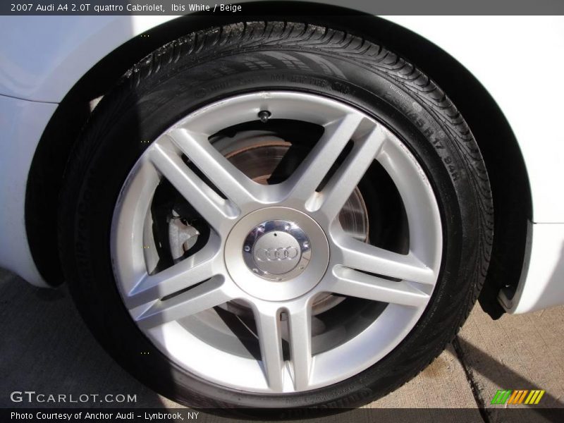 Ibis White / Beige 2007 Audi A4 2.0T quattro Cabriolet