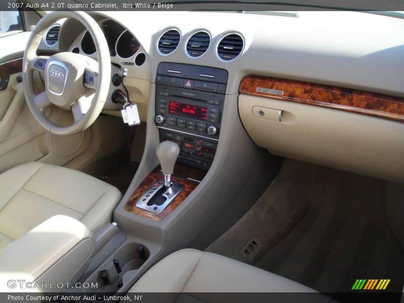 Ibis White / Beige 2007 Audi A4 2.0T quattro Cabriolet