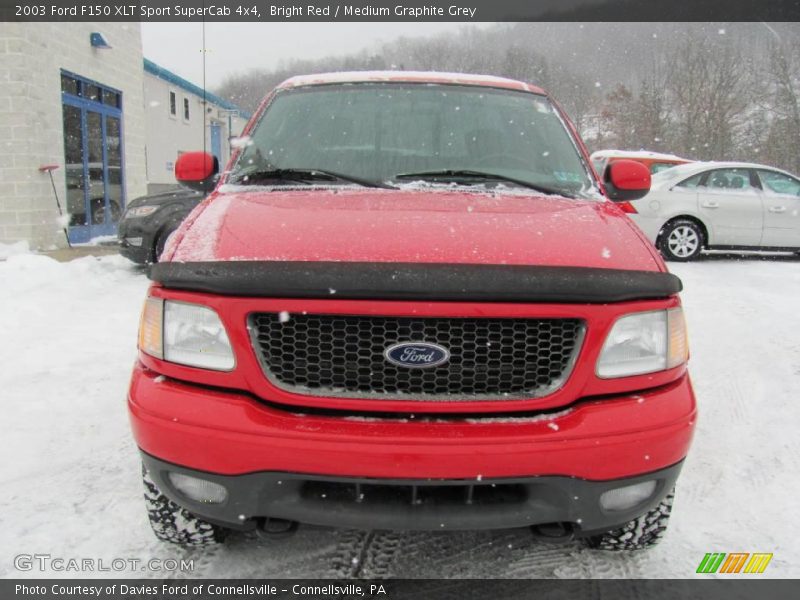 Bright Red / Medium Graphite Grey 2003 Ford F150 XLT Sport SuperCab 4x4