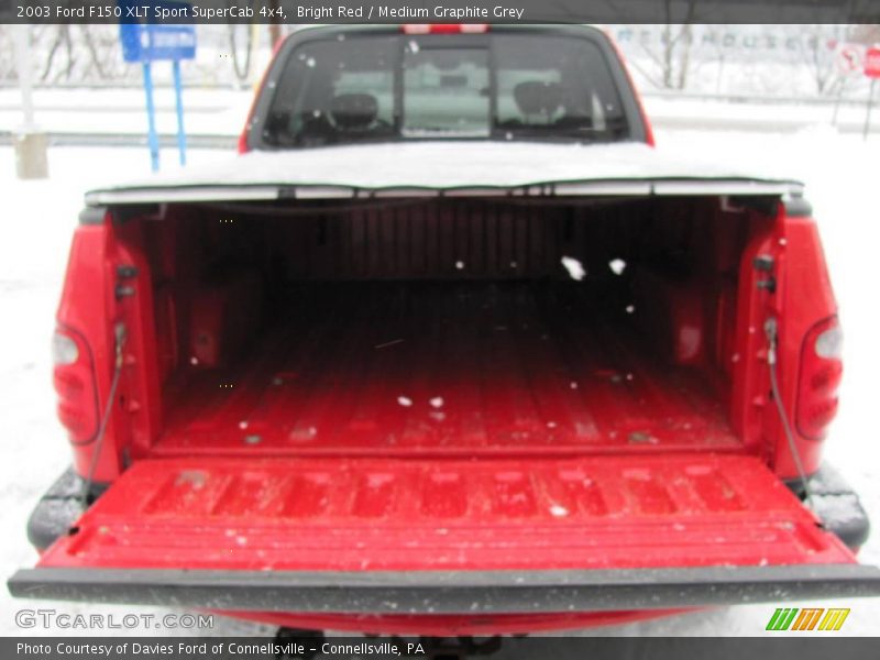 Bright Red / Medium Graphite Grey 2003 Ford F150 XLT Sport SuperCab 4x4