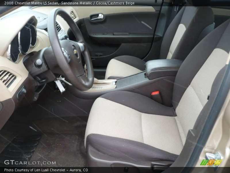 Sandstone Metallic / Cocoa/Cashmere Beige 2008 Chevrolet Malibu LS Sedan
