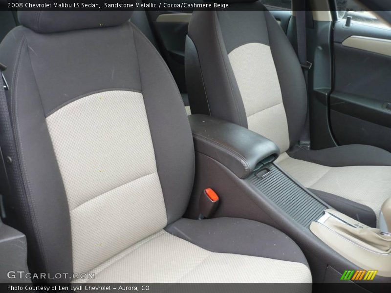 Sandstone Metallic / Cocoa/Cashmere Beige 2008 Chevrolet Malibu LS Sedan