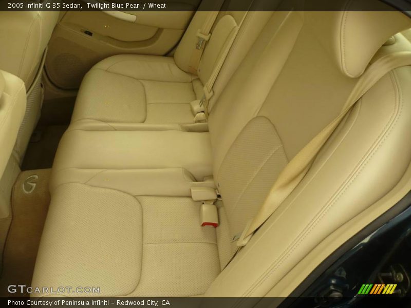 Twilight Blue Pearl / Wheat 2005 Infiniti G 35 Sedan