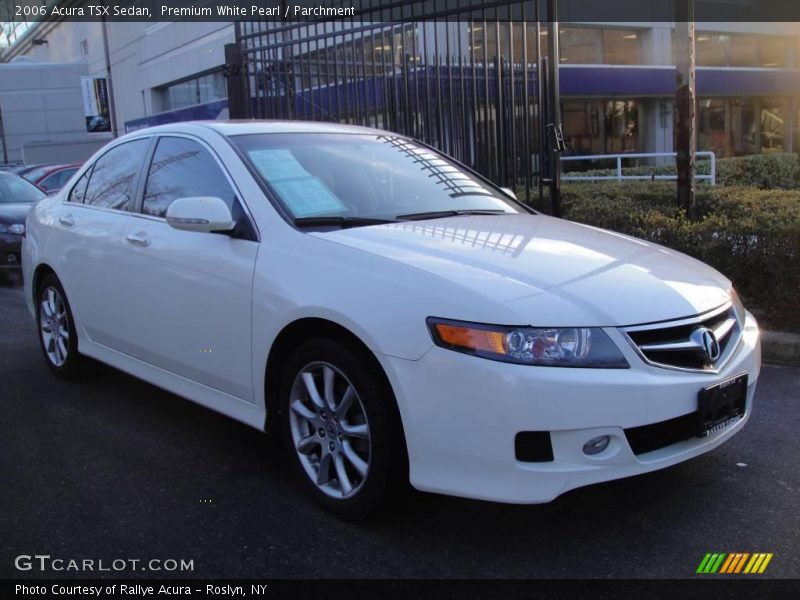 Premium White Pearl / Parchment 2006 Acura TSX Sedan