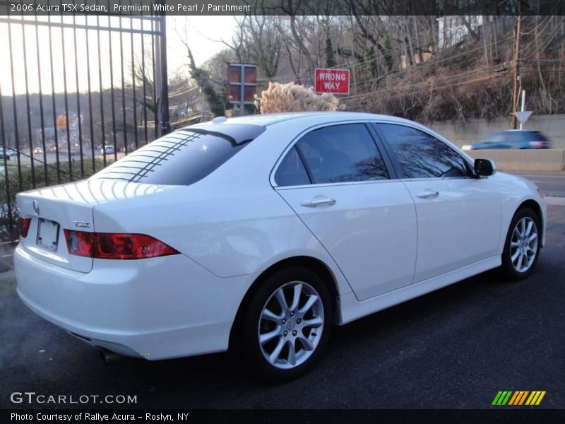 Premium White Pearl / Parchment 2006 Acura TSX Sedan