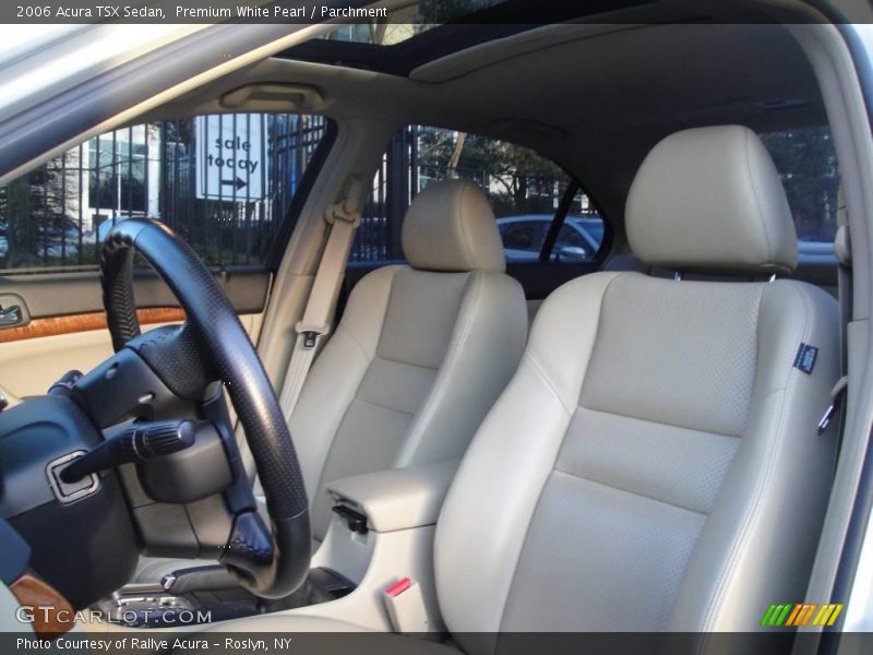Premium White Pearl / Parchment 2006 Acura TSX Sedan
