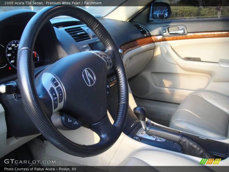 Premium White Pearl / Parchment 2006 Acura TSX Sedan