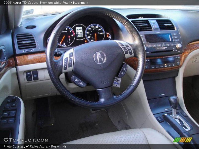 Premium White Pearl / Parchment 2006 Acura TSX Sedan