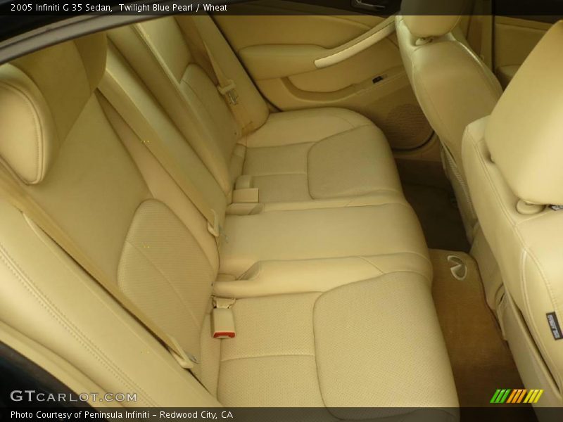Twilight Blue Pearl / Wheat 2005 Infiniti G 35 Sedan