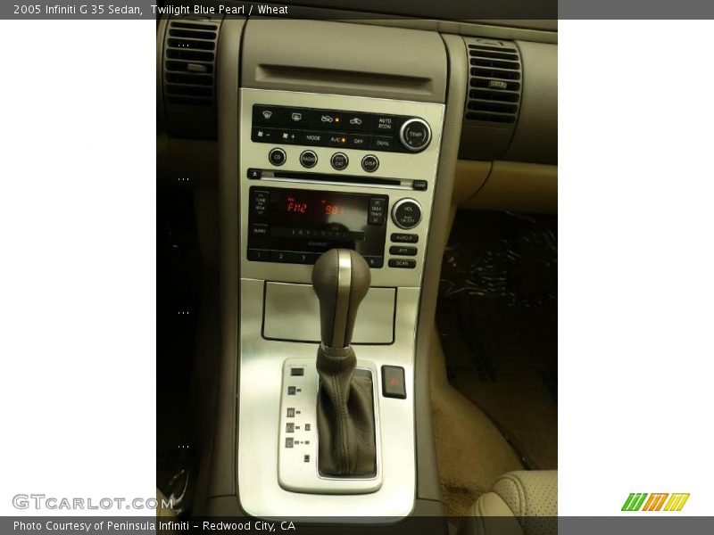 Twilight Blue Pearl / Wheat 2005 Infiniti G 35 Sedan
