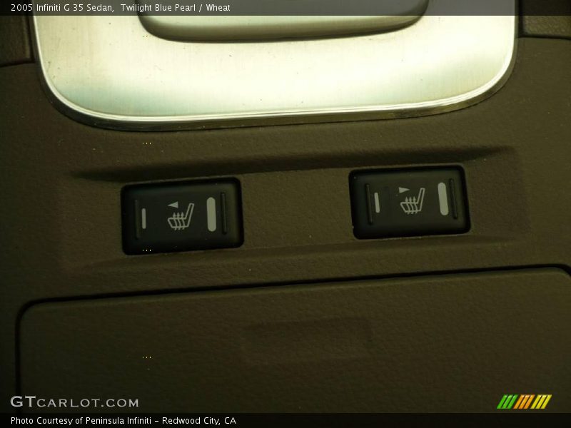 Twilight Blue Pearl / Wheat 2005 Infiniti G 35 Sedan