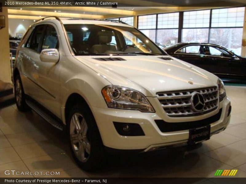 Arctic White / Cashmere 2010 Mercedes-Benz ML 350 4Matic
