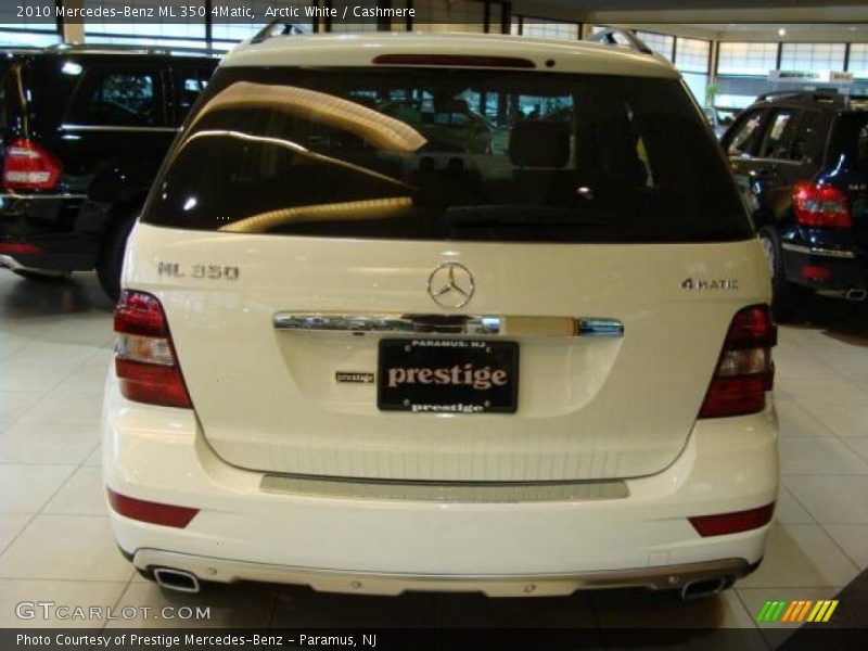 Arctic White / Cashmere 2010 Mercedes-Benz ML 350 4Matic