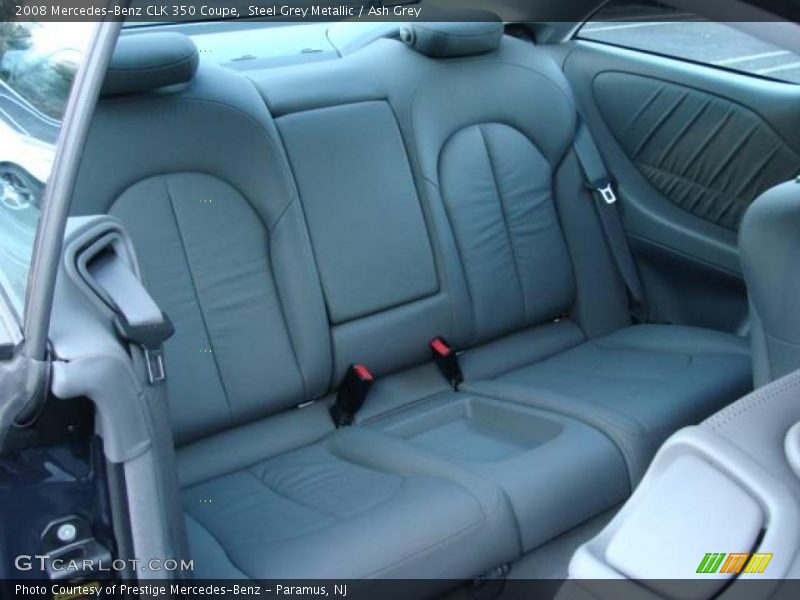 Steel Grey Metallic / Ash Grey 2008 Mercedes-Benz CLK 350 Coupe