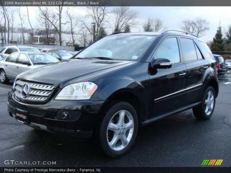 Black / Black 2008 Mercedes-Benz ML 320 CDI 4Matic
