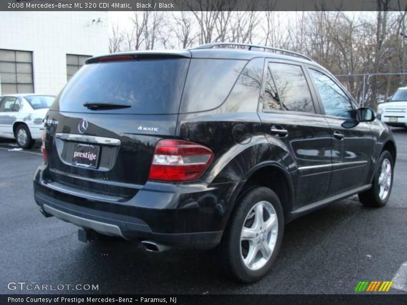 Black / Black 2008 Mercedes-Benz ML 320 CDI 4Matic