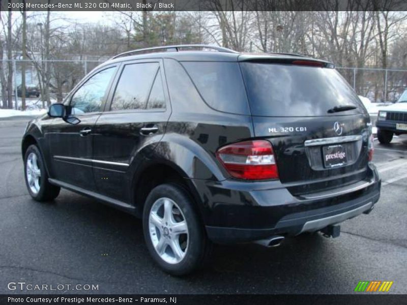 Black / Black 2008 Mercedes-Benz ML 320 CDI 4Matic