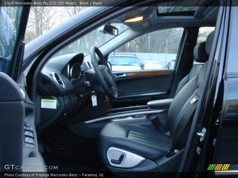 Black / Black 2008 Mercedes-Benz ML 320 CDI 4Matic