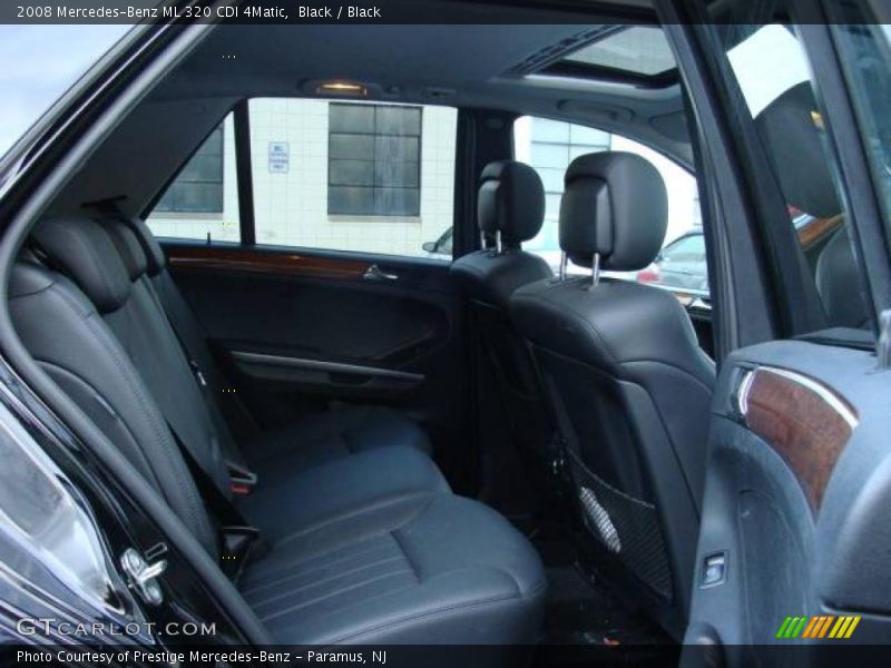 Black / Black 2008 Mercedes-Benz ML 320 CDI 4Matic