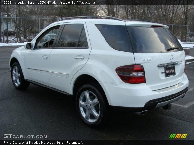 Arctic White / Macadamia 2008 Mercedes-Benz ML 350 4Matic