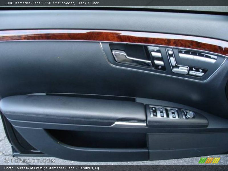 Black / Black 2008 Mercedes-Benz S 550 4Matic Sedan