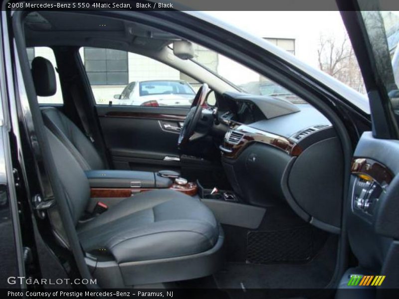 Black / Black 2008 Mercedes-Benz S 550 4Matic Sedan