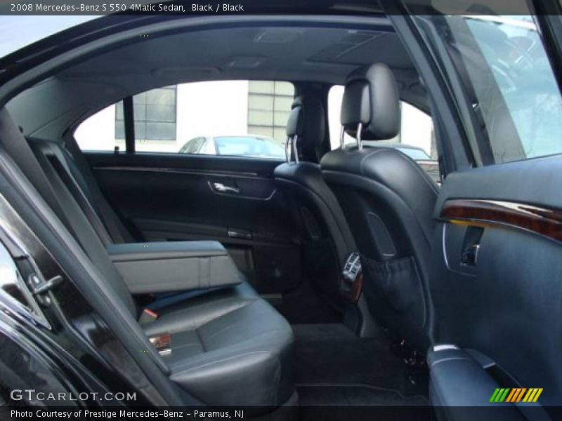 Black / Black 2008 Mercedes-Benz S 550 4Matic Sedan