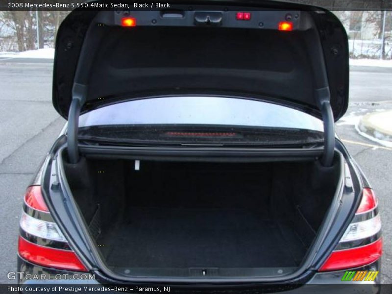 Black / Black 2008 Mercedes-Benz S 550 4Matic Sedan