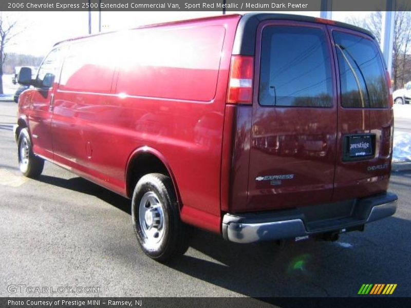 Sport Red Metallic / Medium Dark Pewter 2006 Chevrolet Express 2500 Extended Commercial Van