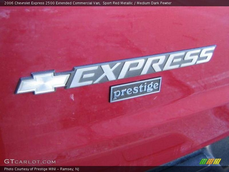 Sport Red Metallic / Medium Dark Pewter 2006 Chevrolet Express 2500 Extended Commercial Van