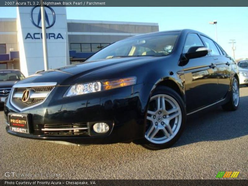 Nighthawk Black Pearl / Parchment 2007 Acura TL 3.2