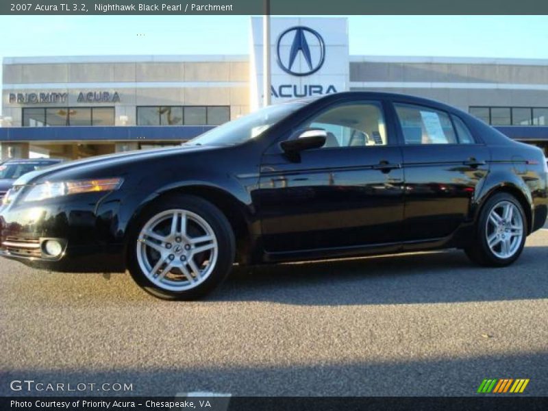 Nighthawk Black Pearl / Parchment 2007 Acura TL 3.2