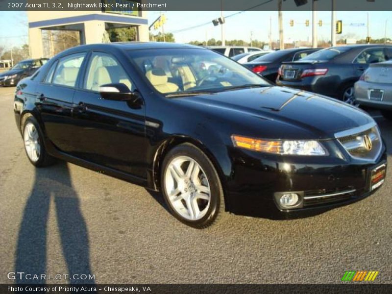 Nighthawk Black Pearl / Parchment 2007 Acura TL 3.2